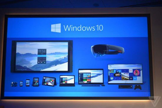 可免费升级 微软正式发布Windows 10
