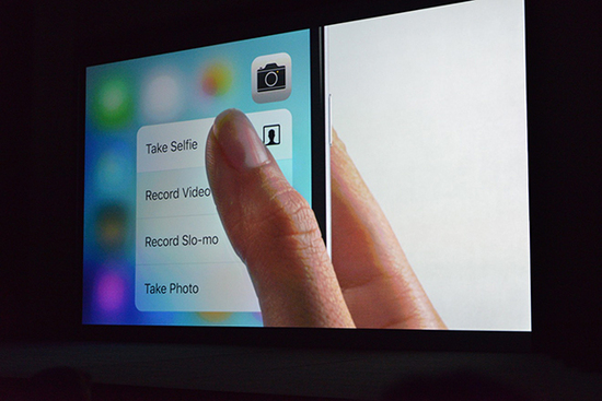 苹果发布iPhone 6s:采用3D Touch技术